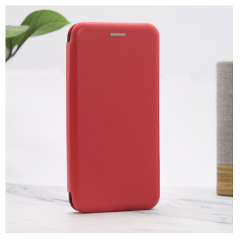 Maska na preklop Coral Book za Honor Magic 6 Pro crvena.