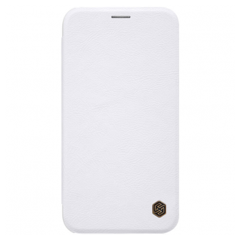 Maska na preklop NILLKIN Qin za iPhone XR bela.