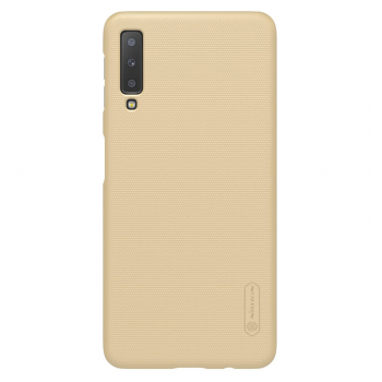 Maska NILLKIN Super Frosted Shield za Samsung A7/ A750FN (2018) zlatna.
