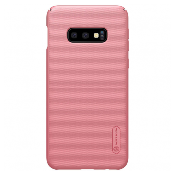 Maska NILLKIN Super Frosted Shield za Samsung S10e/ G970 roze zlatna.