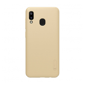 Maska NILLKIN Super Frosted Shield za Samsung A20/ A205F/ A30/ A305F zlatna.