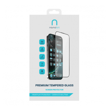 Zastitno staklo Nanobit 2.5D za iPhone XR/ 11 crno