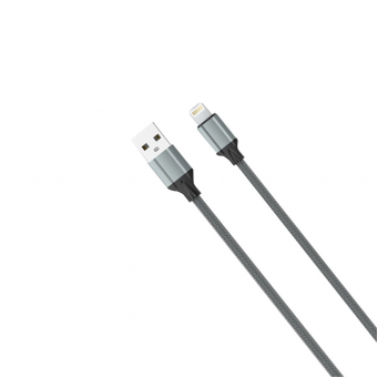 Kabel LDNIO LS442 USB na iPhone Lightning sivi 2m