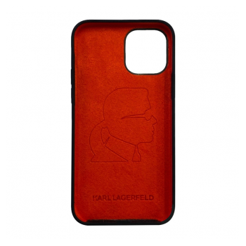 Maska Karl Lagerfeld Forever Karl za iPhone 12 Pro Max crna.