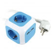 Prenosiva uticnica 4xschuko 16A 250V+2xUSB 5V