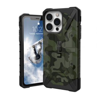 Maska UAG Pathfinder Camo za iPhone 13 Pro crno zelena