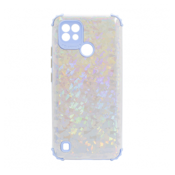 Maska 6D Crystal za Realme C21 bela.