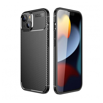 Maska Carbon Defender za iPhone 14 Plus crna.