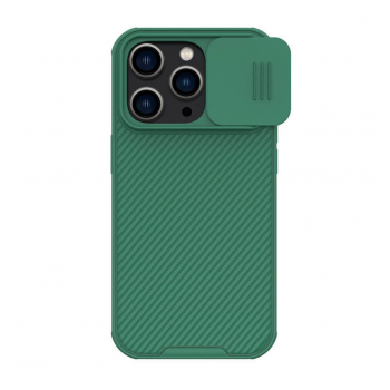 Maska NILLKIN CamShield Pro za iPhone 14 Pro tamno zelena
