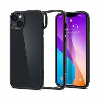 Maska Spigen Ultra Hybrid za iPhone 14 Plus mat crna.