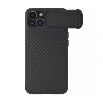 Maska NILLKIN Synthetic Fiber S za iPhone 14 crna