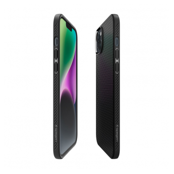 Maska Spigen Liquid Air za iPhone 14 Plus mat crna