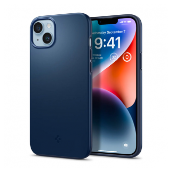 Maska Spigen Thin Fit za iPhone 14 tamno plava
