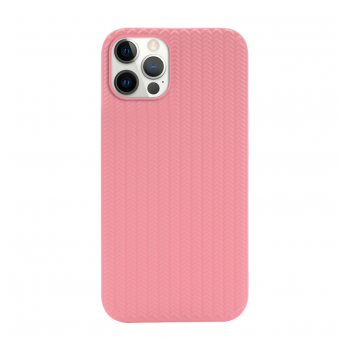 Maska Knit za iPhone 12 Pro Max roze.