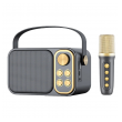 Bluetooth zvucnik karaoke set sa mikrofonom YS-103 crni