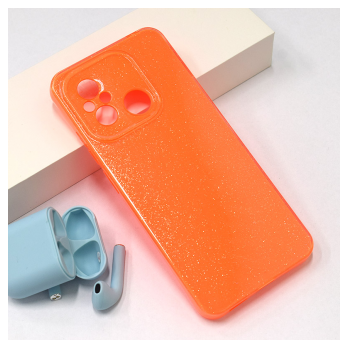 Maska Flash Crystal za Xiaomi Redmi 12C narandzasta.