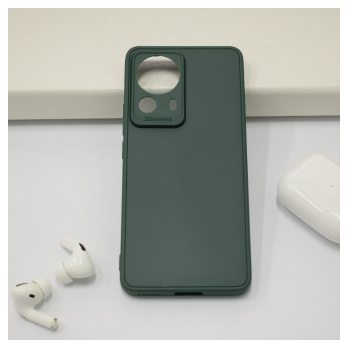 Maska 3D Camera za Xiaomi 13 Lite tamno zelena.
