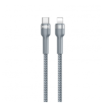 Kabel REMAX Jany Fast charging 20W PD RC-171 Type-C na iPhone Lightning srebrni 1m.