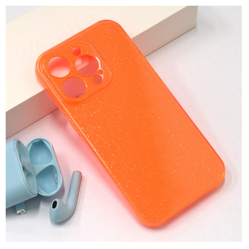 Maska Flash Crystal za iPhone 14 Pro Max narandzasta.