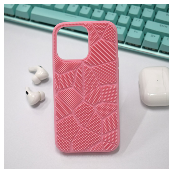 Maska Sand za iPhone 14 Pro Max roze.