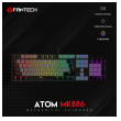Tastatura Mehanicka Gaming Fantech MK886 RGB Atom TKL crna (Blue switch)