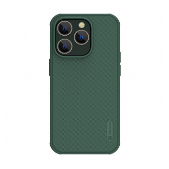 Maska NILLKIN Super Frosted Shield Pro za iPhone 15 Pro tamno zelena