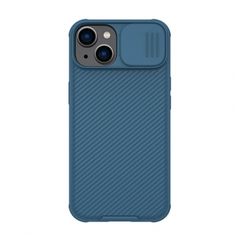 Maska NILLKIN CamShield Pro Magnetic za iPhone 15 Plus plava