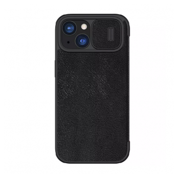 Maska na preklop NILLKIN Qin Pro za iPhone 15 Plus crna