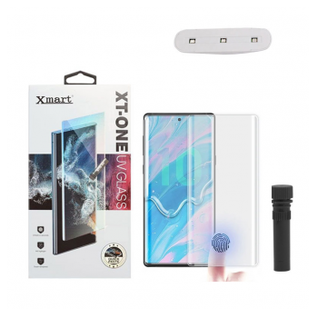 Zastitno staklo XMART UV Glue Full Cover + lampa za Motorola Edge 40