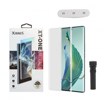 Zastitno staklo XMART UV Glue Full Cover + lampa za Honor Magic 6 Lite/ X9b