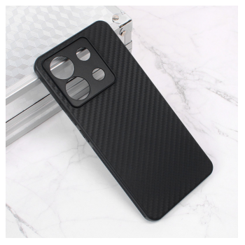 Maska Carbon fiber za Xiaomi Redmi Note 13 Pro 5G (EU) crna