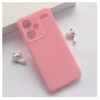 Maska Flash Crystal za Xiaomi Redmi Note 13 Pro Plus (EU) 5G roze.