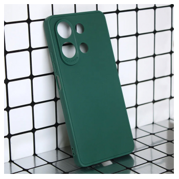 Maska 3D Camera za Xiaomi Redmi Note 13 4G (EU) tamno zelena.