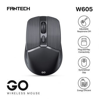 Mis Wireless Gaming Fantech W605 GO crni