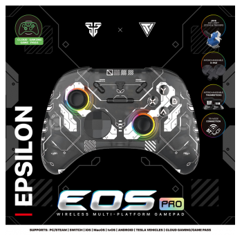 Joypad wireless Fantech WGP15 EOS PRO multiplatform RGB crni