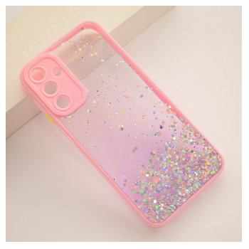 Maska Frame Glitter za Samsung A15 4G/ A155F/ A15 5G/ A156B roze