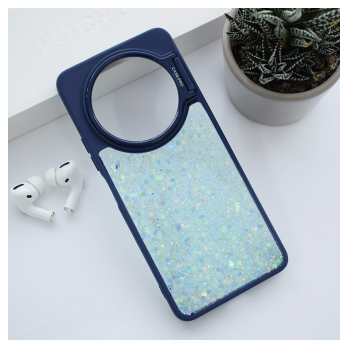 Maska Crystal Dots za Honor Magic 6 Lite/ X9b 5G plava.