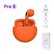 Bluetooth slusalice AirPhones Pro 6 HQ narandzaste
