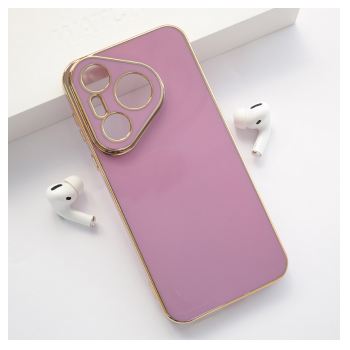 Maska Fresh Electroplated za Huawei Pura 70 ljubicasta.