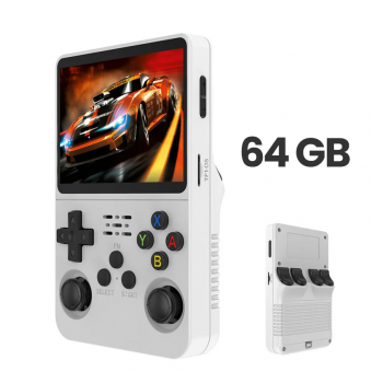 Rucna konzola GAME MASTER R36S 64GB bela