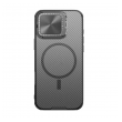Maska NILLKIN CamShield Prop Magnetic za iPhone 16 Pro transparent crna