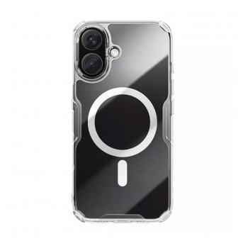 Maska NILLKIN Nature Pro Magnetic za iPhone 16 Plus bela