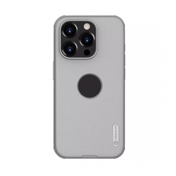 Maska NILLKIN Super Frosted Shield Pro za iPhone 16 Pro (sa logom) titanijum siva