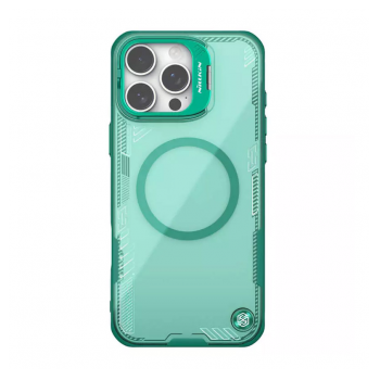 Maska NILLKIN Iceblade Prop Magnetic za iPhone 16 Pro zelena (sa otvorom za kameru)