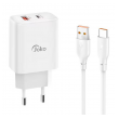 Kucni punjac KONFULON Joko JK87 PD 30W/ USB Q.30W sa kablom USB na Type-C beli 1m