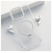 Maska Berlia Clear Bracket Magnetic za iPhone 16 Pro Max srebrna