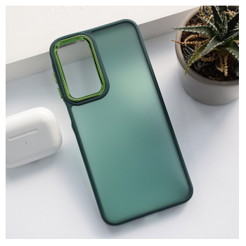 Maska Candy Shield za Samsung A15 4G/ A155F/ A15 5G/ A156B tamno zelena.