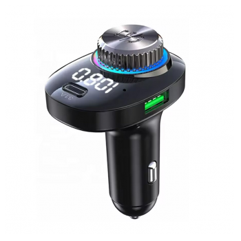 Bluetooth FM LED Transmiter C18 crni