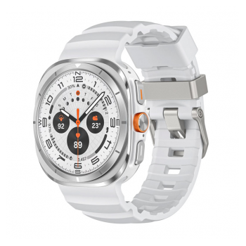 Silikonska narukvica za pametni sat Samsung Galaxy watch Ultra/ Ultra 2 bela 47 mm