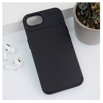 Maska Carbon Defender za iPhone SE (2024) crna.